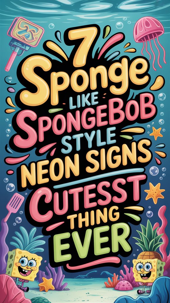 neon sponge sign collection 3gtm6 neon sponge sign collection