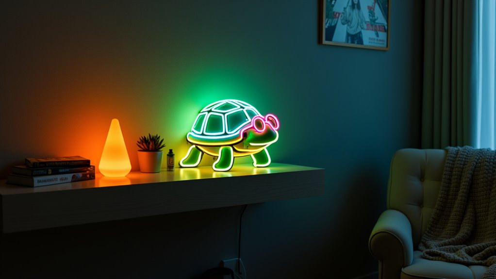 neon turtle ocean nostalgia 4n8wm neon turtle ocean nostalgia