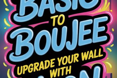 neon wall decor upgrade