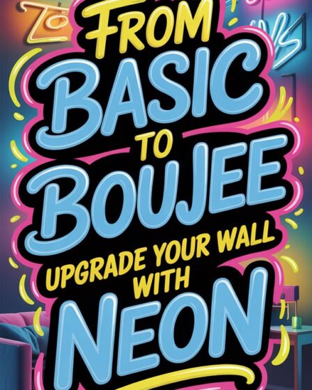 neon wall decor upgrade