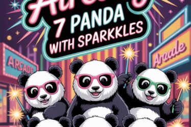 panda neon sparkle obsession