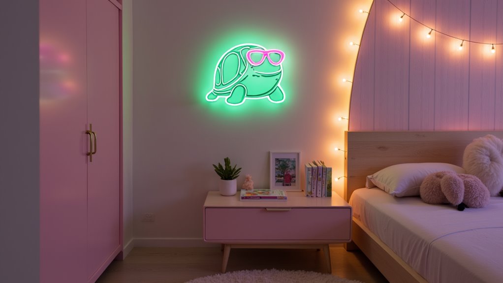 pastel neon turtle decor 3bovy pastel neon turtle decor