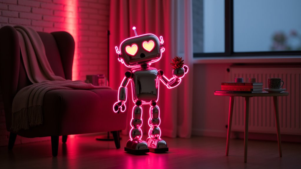 personalized neon robot sign p66lo personalized neon robot sign