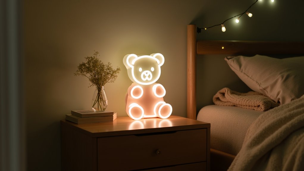 personalized teddy neon sign e5b8q personalized teddy neon sign