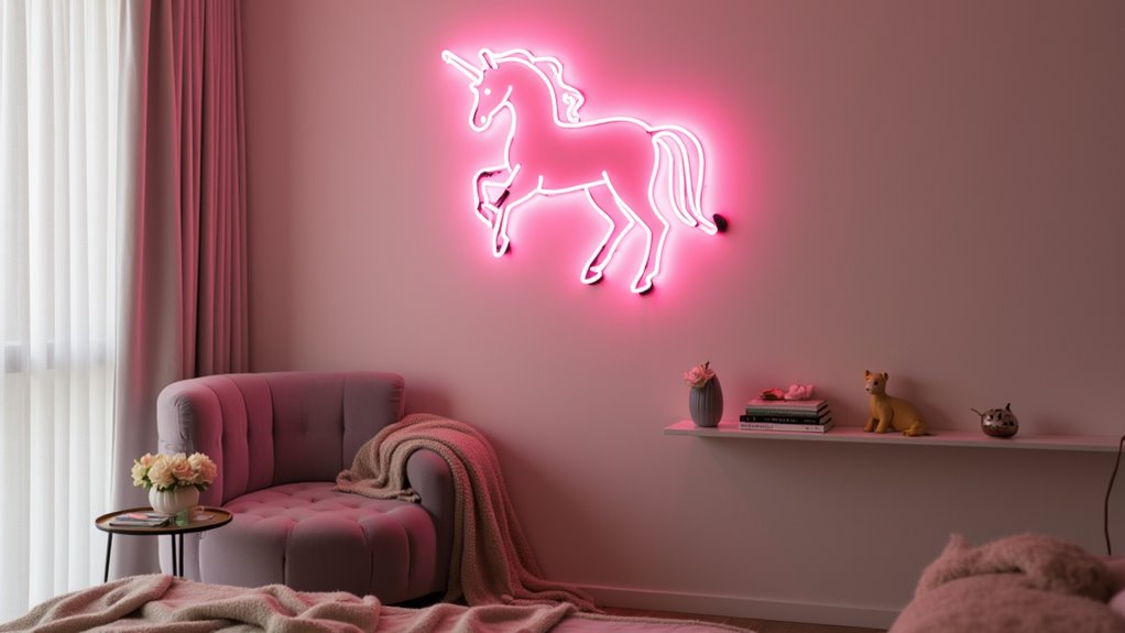 pink unicorn neon glow 5uusj pink unicorn neon glow