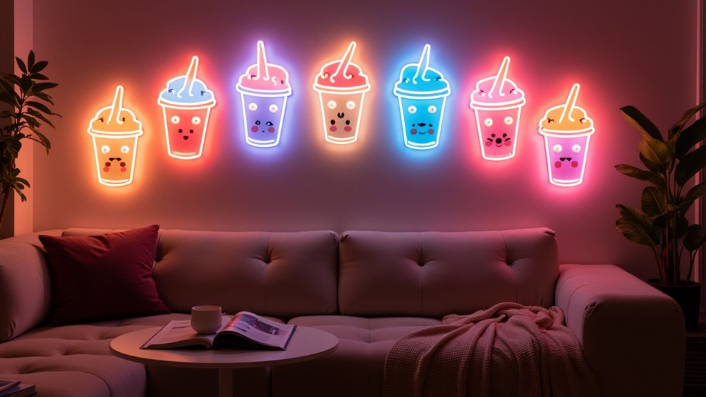 playful boba cup wall art q0kp5 playful boba cup wall art