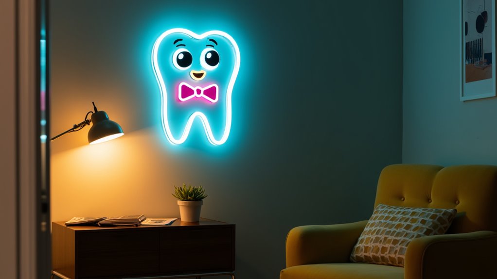 playful dental neon decor cj4fz playful dental neon decor