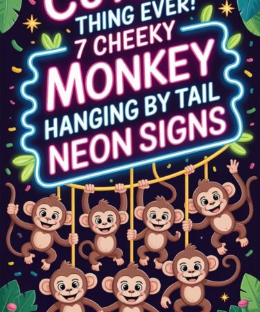 playful monkey tail sign