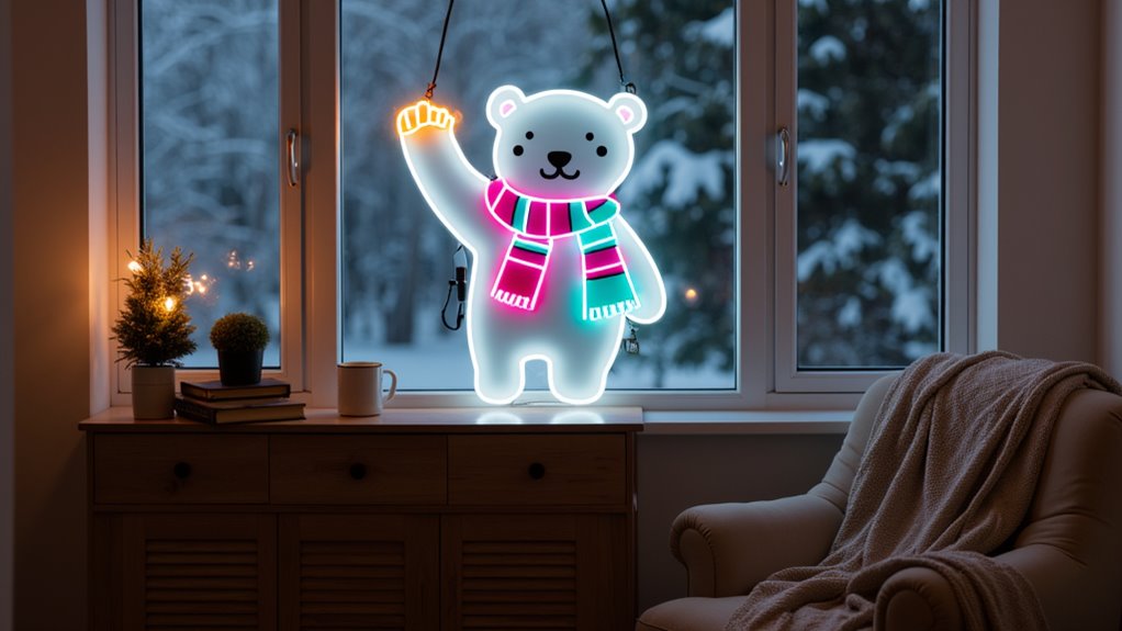 playful winter animal greeting olya4 playful winter animal greeting