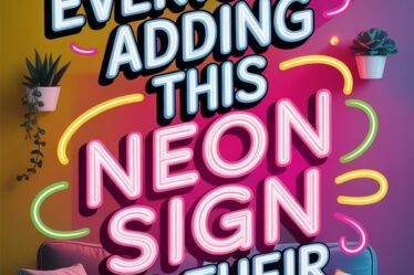 popular neon wall decor