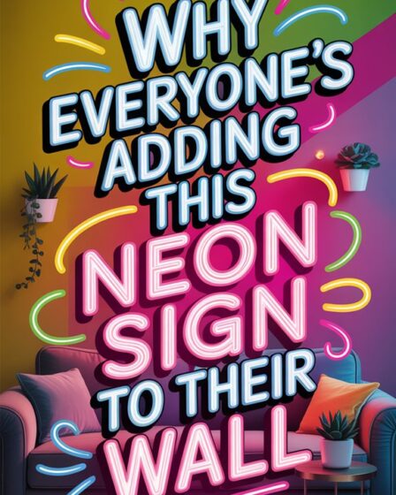 popular neon wall decor