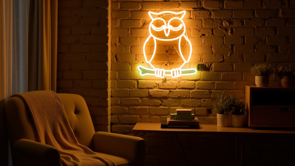 retro neon owl charm njh2g retro neon owl charm
