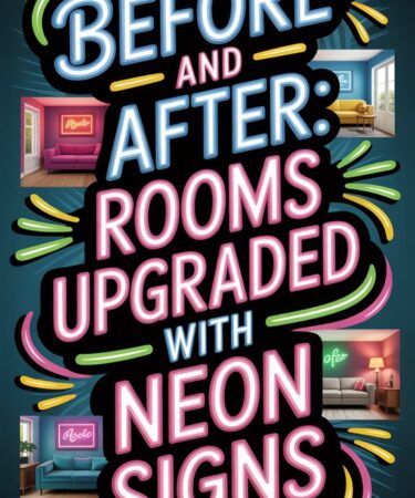 rooms transformed with neon
