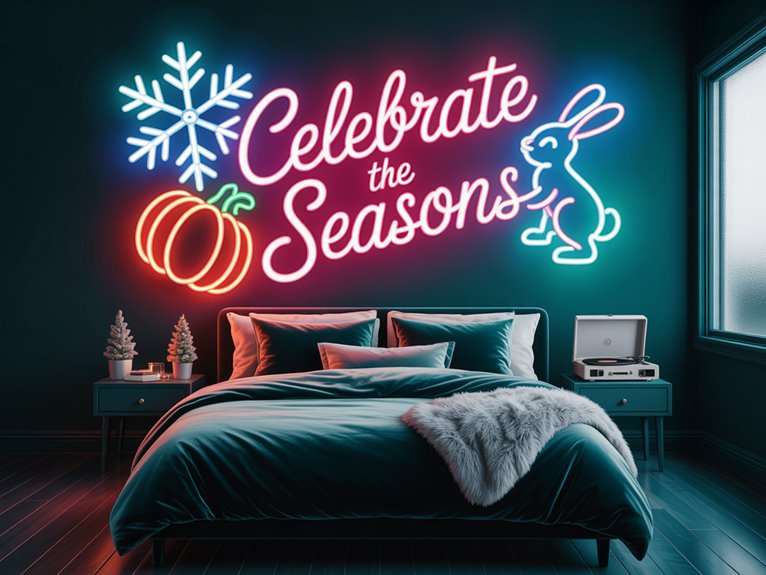 seasonal neon sign decor 3vhc4 seasonal neon sign decor
