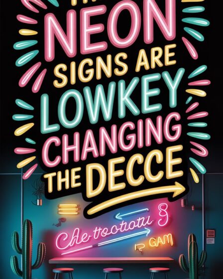 subtle neon decor revolution