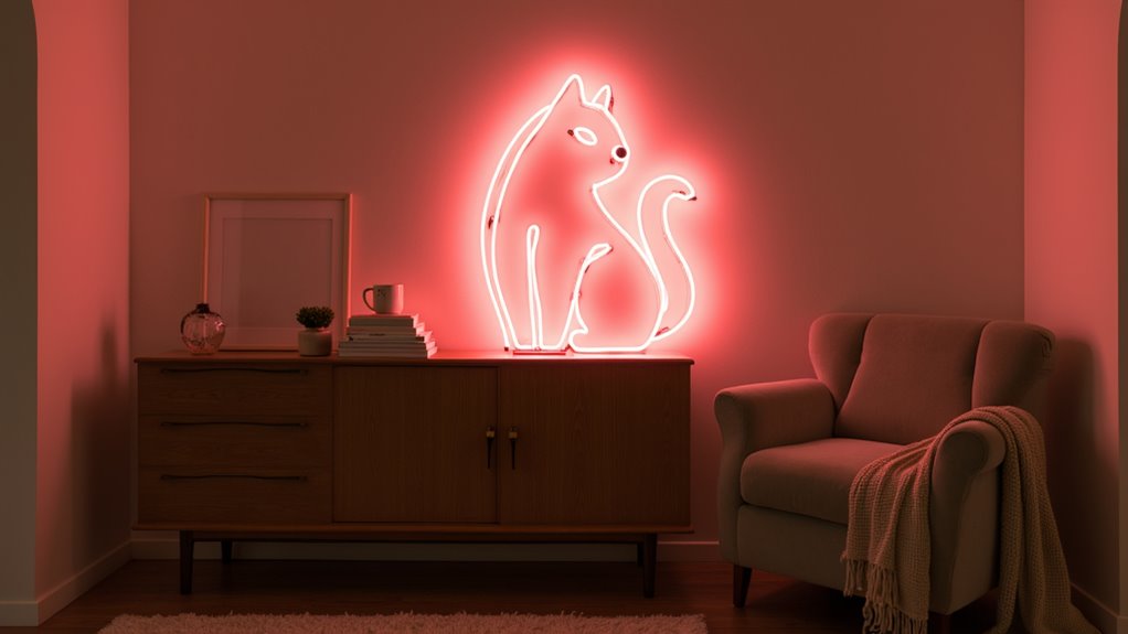timeless cat outline decor t08i3 timeless cat outline decor