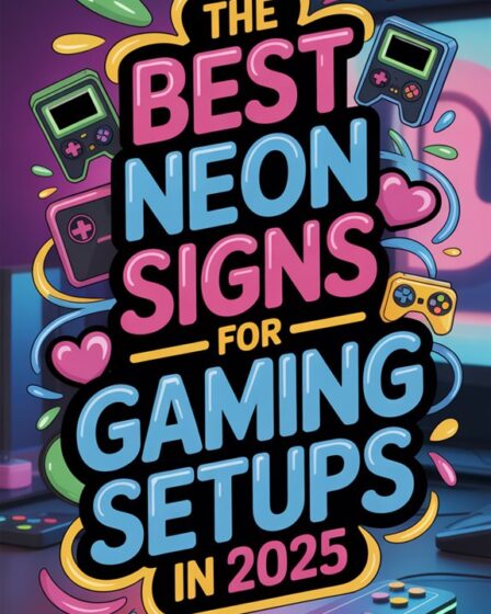 top gaming neon signs