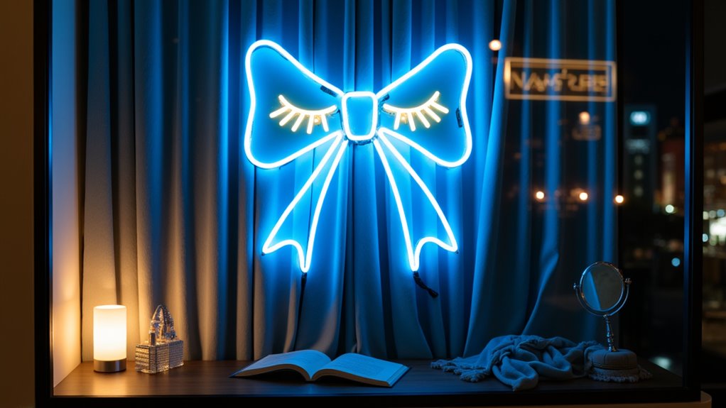 twinkling eyelash neon bow kzs6l twinkling eyelash neon bow