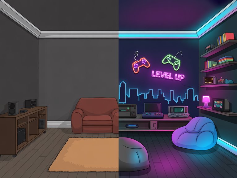 vibrant neon gaming atmosphere 7v1es vibrant neon gaming atmosphere