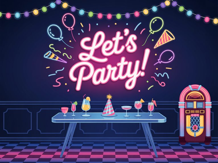 vibrant neon party decorations 3poan vibrant neon party decorations