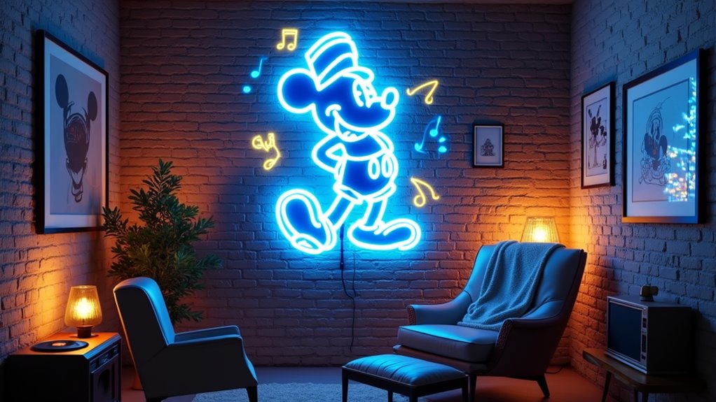 vintage mickey neon sign u4788 vintage mickey neon sign