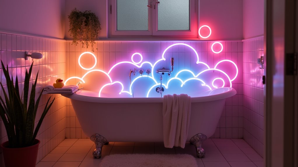 whimsical bubble tub light