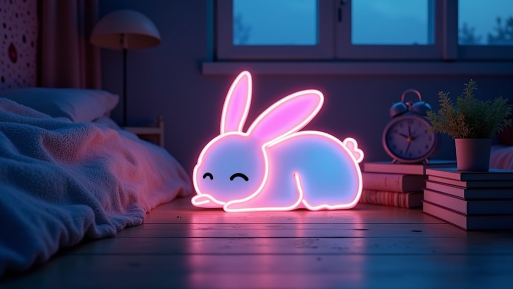 whimsical bunny night light a4ilh whimsical bunny night light
