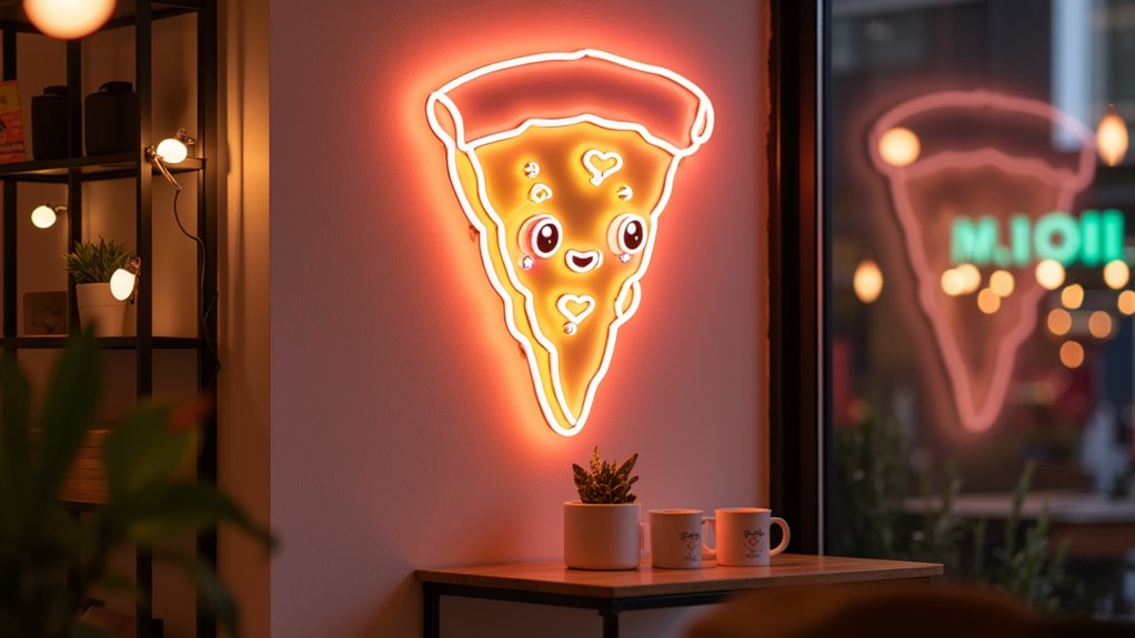 whimsical glowing pizza charm e2iwj whimsical glowing pizza charm