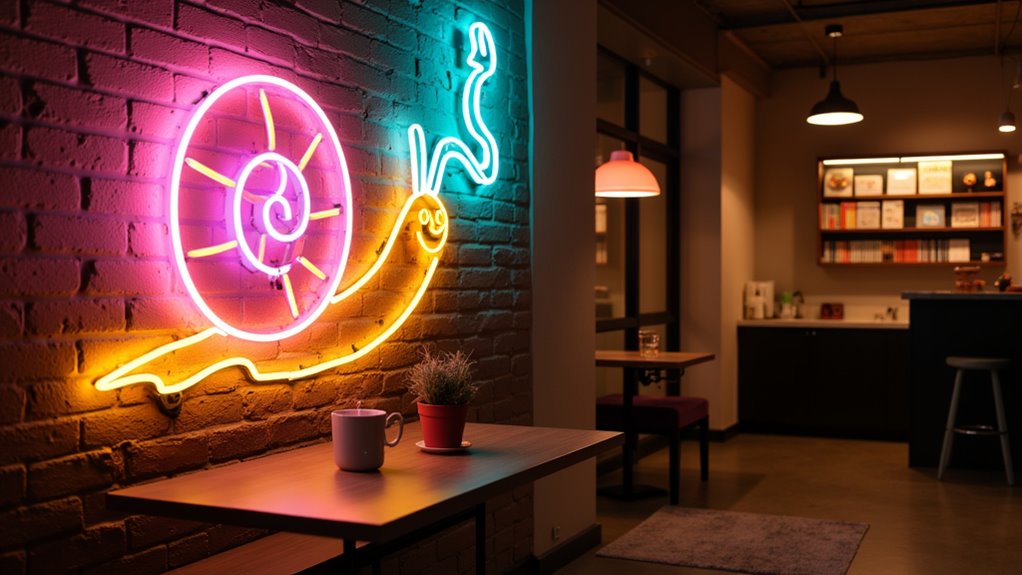 whimsical glowing snail decor p43ey whimsical glowing snail decor