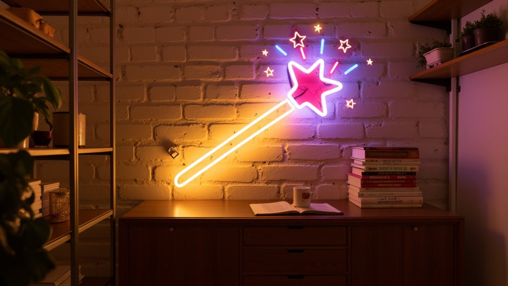 whimsical neon starburst wand r67jp whimsical neon starburst wand